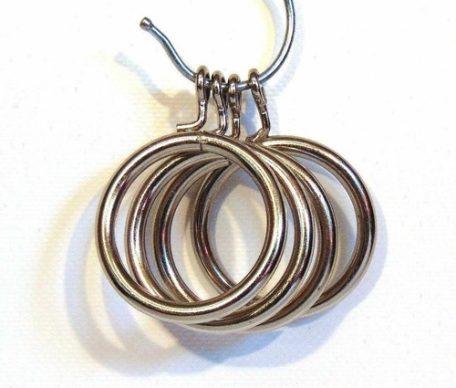 Anneaux rideau métal - anneaux, chrome