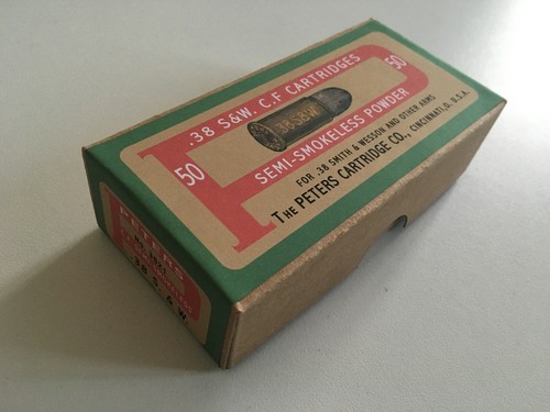 Peters cartridges box - peters, 38