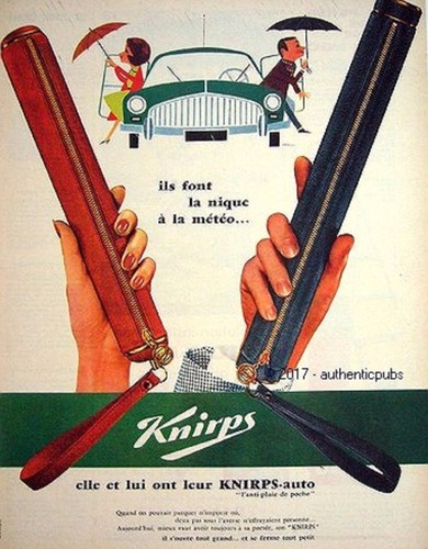 Publicite knirps auto - publicite,
