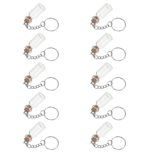 10 Pcs Bouteille Porte-clés