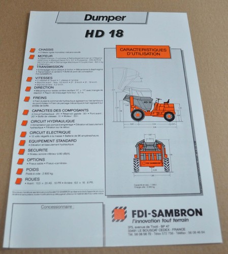Fdi sambron hd18 dumpers - fdi,