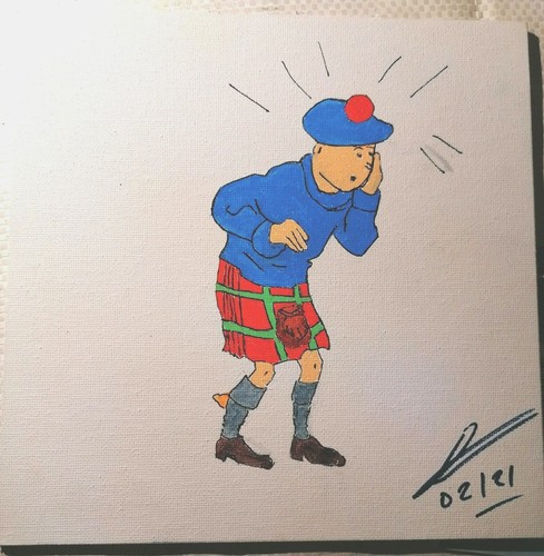 Tintin ecossais - tintin,