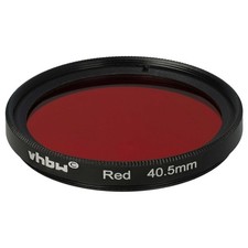 Filtre couleur rouge objectif
