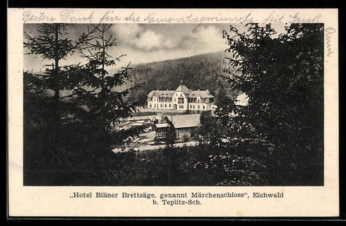 Carte postale eichwald hôtel - carte, eichwald,