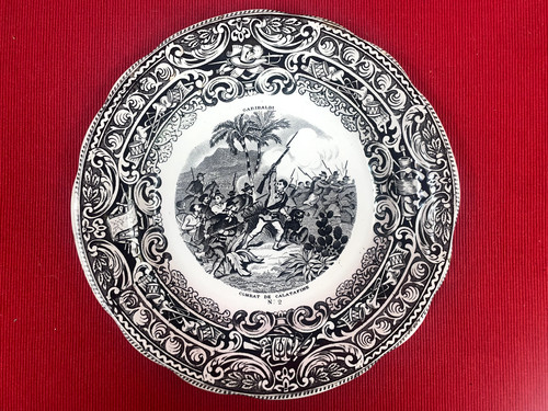 Assiette ancienne faïence - ancienne,