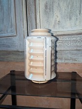 Verre de lampe ART DECO moderniste SKYCRAPER BUILDING 1930 rose pastel