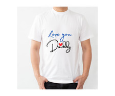 T-shirt père homme 100% coton