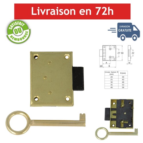 Serrure encastrée amig pour - amig,