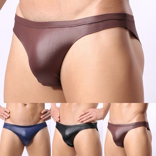 Slip sous vêtement cuir - , noir