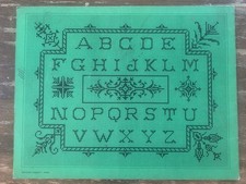 Ancien Album Alphabet Au Point