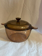 VISION cocotte  en verre ambré contenance 1,5 litres