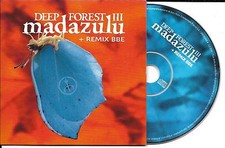 RARE CD CARTONNE CARDSLEEVE 2T DEEP FOREST III MADAZULU + REMIX BBE 1997