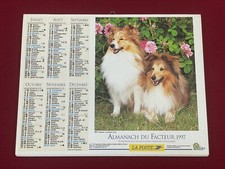 Calendrier Ancien Almanach Du Facteur LA POSTE Oise 1997
