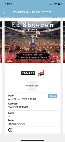 Billets concert ed - billets,