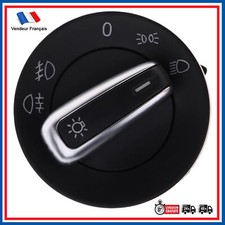 Bouton Commande Interrupteur de commodo phare avant gauche pour SEAT 3C8941431C