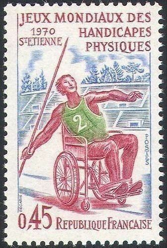 France 1970 handicapés sports - france,