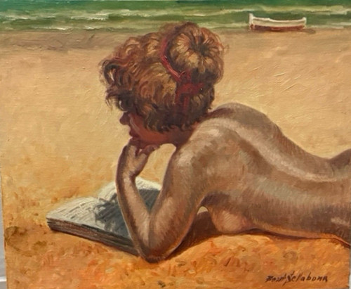 Tableau ancien huile portrait - tableau,