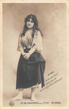 CPA CELEBRITE / Mlle DE CRAPONNE /ARTISTE DE CABARET /FEMME 1900 / ART NOUVEAU