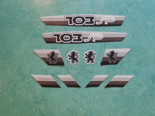 Lot autocollants peugeot - lot, 103
