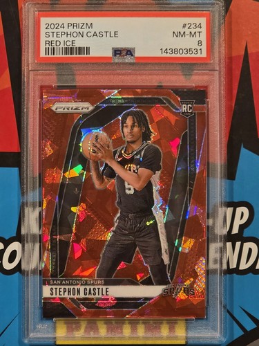 2024 panini prizm red - red, ice