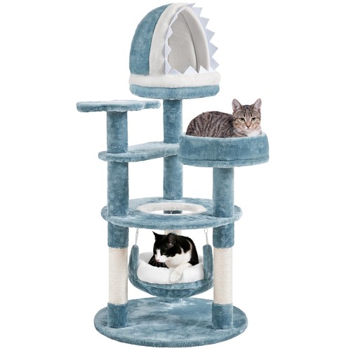 Arbre chat bleu - à,