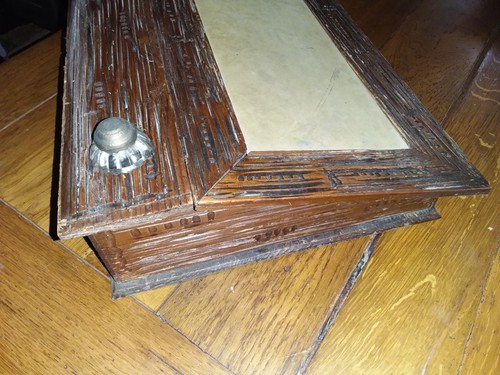 Ancien ecritoire bois avec - ancien, en