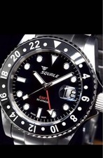 Montre de plongée Squale 1545 GMT 300M Swiss Automatic ETA 2893-2 42mm...