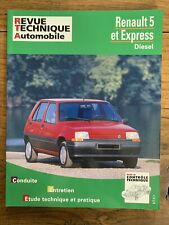 Revue Technique RENAULT 5 et EXPRESS Diesel RTA
