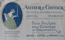Traite facture liffol 1923 - traite,