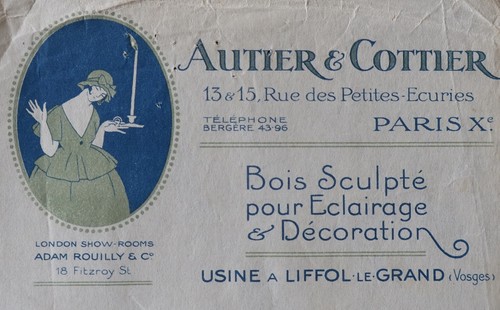 Traite facture liffol 1923 - traite,