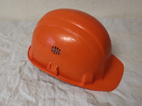 Casque chantier orange - casque,