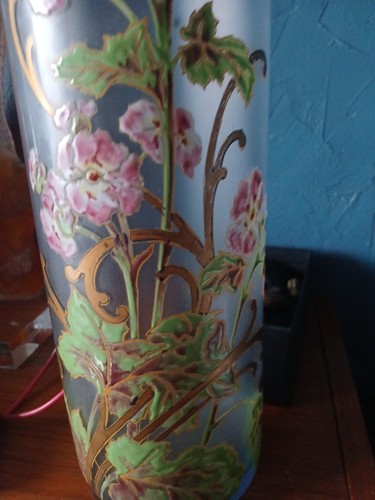 Grand vase émaillé art - Émaillé,