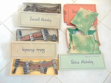 TRAINS HORNBY ECART O LOT DE 3 BOITES D"AIGUILLAGE ET UN TUNNEL EN BOITE