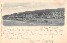 CPA 14 TROUVILLE / LA PLAGE DE