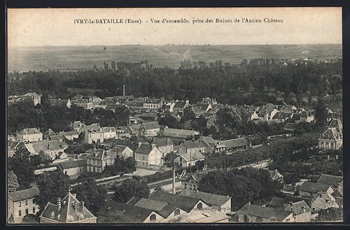 Cpa ivry bataille vue - cpa, ivry-la-bataille,