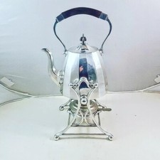 Bouilloire Samovar Métal argenté Orfèvre Linton