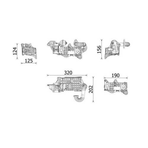 Mahle 000p radiateur - mahle,