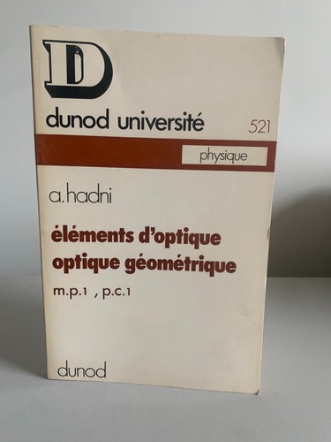 Physique eléments optique - physique, d'optique
