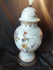 XIX eme /chine /Famille rose /lampe /pot couvert