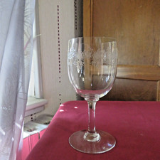 1 verres à eau cristal de