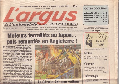 Argus 2998 citroen - citroen, /