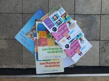 livres scolaires anciens lot  de 5 lecture début années 1980 occasion état conve