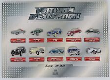 1990 collection EDITIONS ATLAS 10 PIN'S VOITURES  D'EXCEPTION AGE D'OR au choix