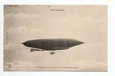 AVIATION Aérostation ballon dirigeable LE LEBAUDY TOUL CPA 54 vue en altitude