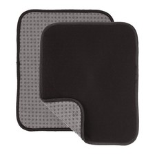 Bowling Boule Serviette 10X8 pouce, 2 Paquet Pad pour Nettoyage Gris