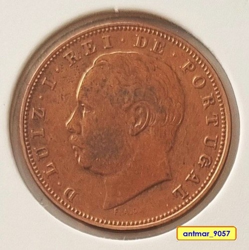 Portugal reis 1884 x - 10,