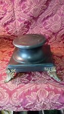 Socle en bronze pour buste ou statue.8 kg.