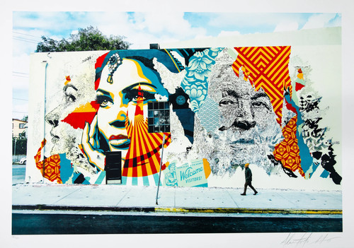 Vhils obey american - x, :