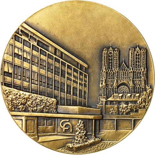 France médaille crédit - france,, médaille,