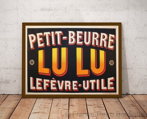 Poster affiche petit - lu,